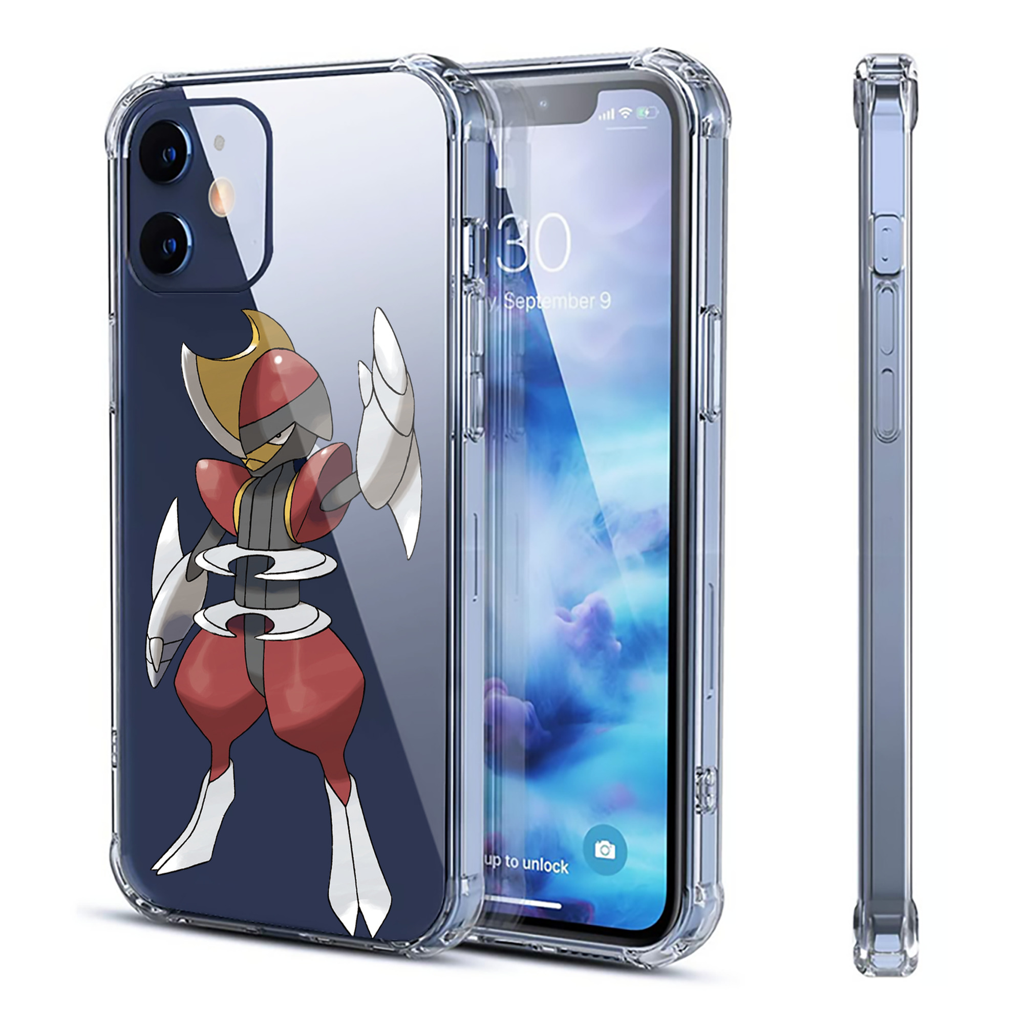 （画像用） ポケットモンスター Pokémon 【iPhone 12シリーズ対応】透明スマホケース（クリアソフトケース）